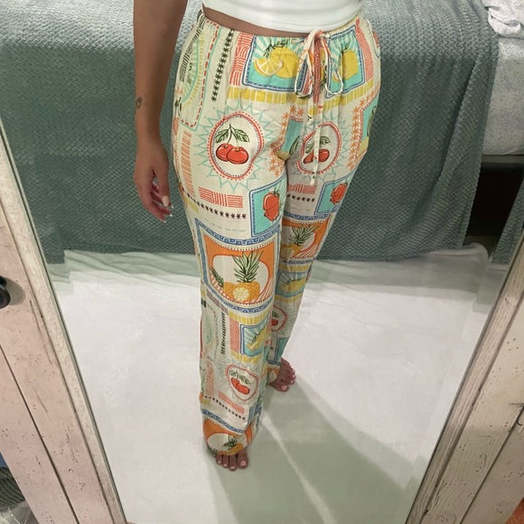 Cali 1850 Colorful Fruit Print Pants - Picture 2 of 6